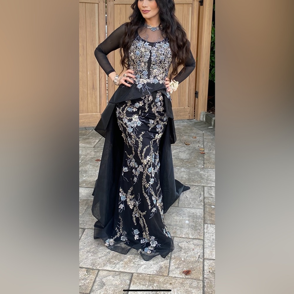 Mnm dress. Beaded from top to bottom.